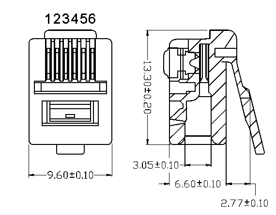 rj11 drawing